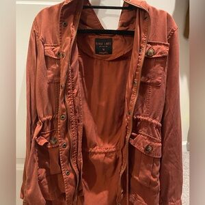 Rust / orange jacket (size M) - Black Label by C’est Toi